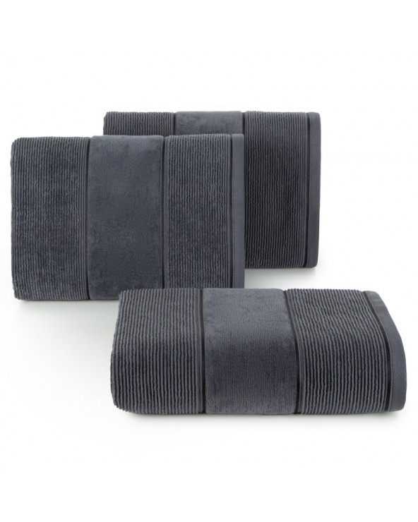 Ręcznik bawełna 70x140 Emma stalowy Eurofirany