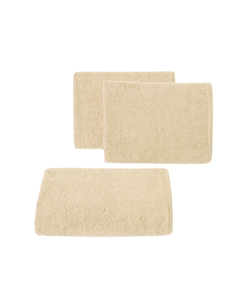 Ręcznik bawełna 50x90 Gładki 1 ciemnobeżowy Eurofirany