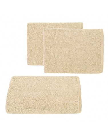 Ręcznik bawełna 50x90 Gładki 1 ciemnobeżowy Eurofirany