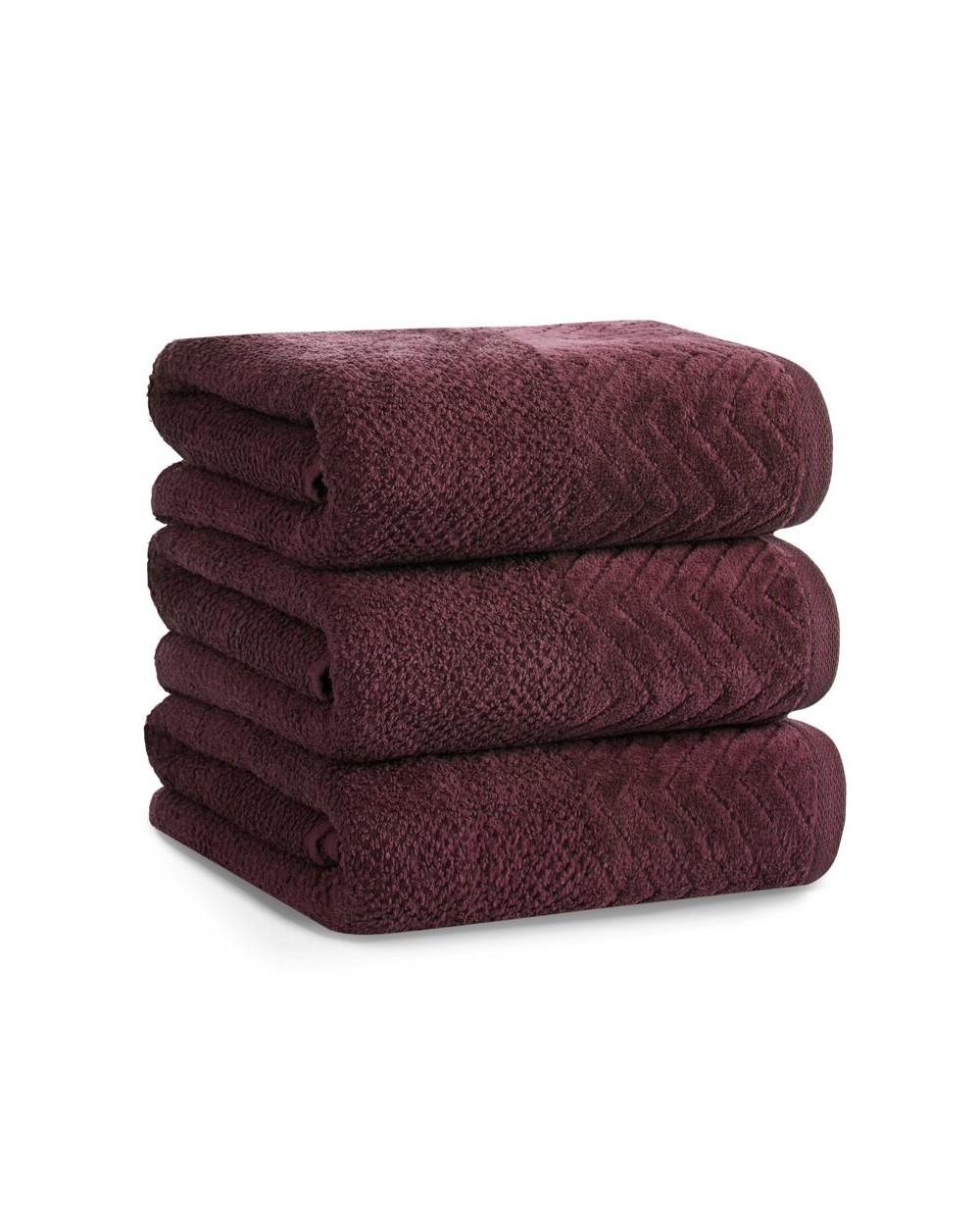 Ręcznik bawełna 70x140 Loren bordowy Eurofirany