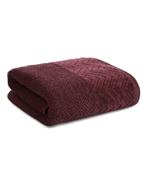 Ręcznik bawełna 70x140 Loren bordowy Eurofirany