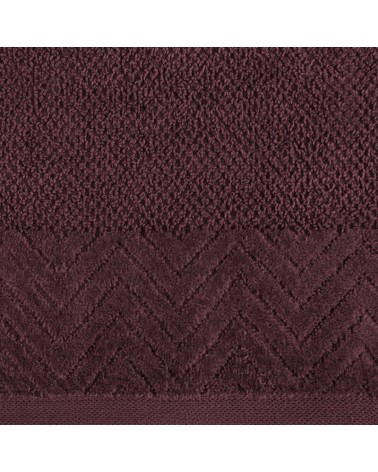 Ręcznik bawełna 70x140 Loren bordowy Eurofirany