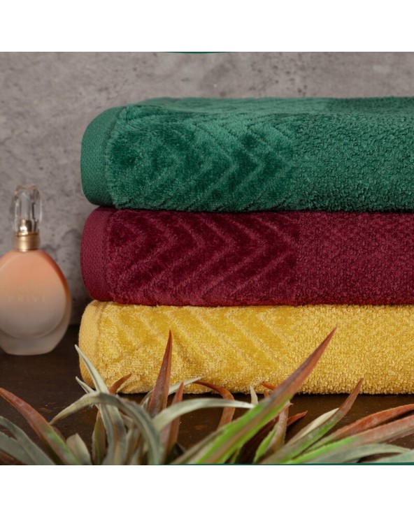 Ręcznik bawełna 70x140 Loren bordowy Eurofirany