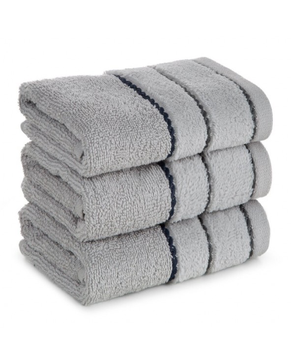 Ręcznik bawełna 50x90 Nel srebrny Eurofirany