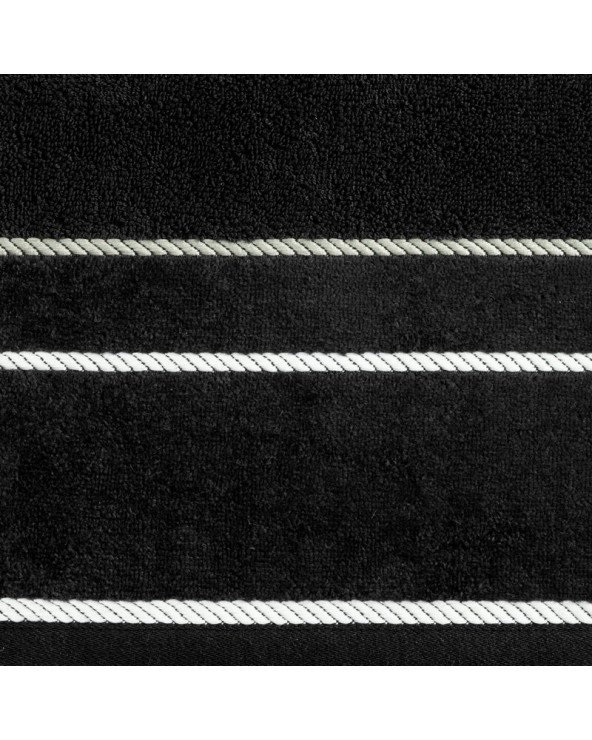 Ręcznik bawełna 30x50 Nel czarny Eurofirany