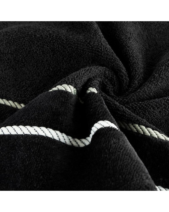 Ręcznik bawełna 30x50 Nel czarny Eurofirany