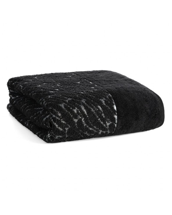 Ręcznik bawełna 70x140 Nola czarny Eurofirany Ręcznik bawełna 70x140 Nola czarny Eurofirany