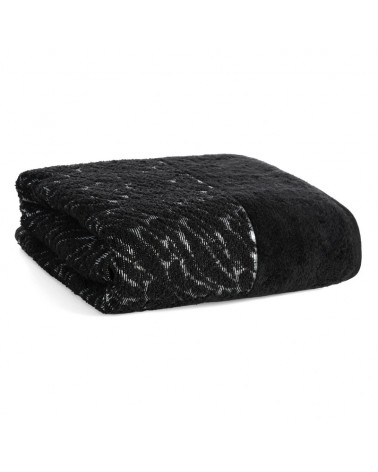Ręcznik bawełna 70x140 Nola czarny Eurofirany