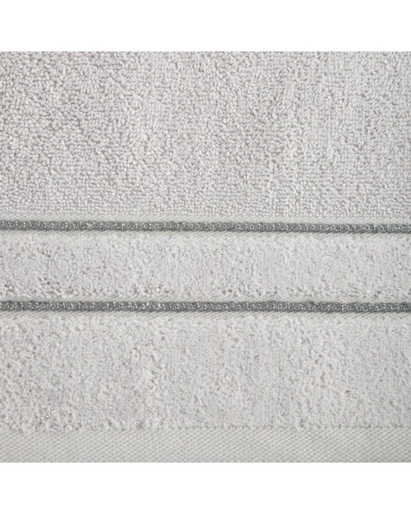 Ręcznik bawełna 50x90 Sibel srebrny Eurofirany Ręcznik bawełna 50x90 Sibel srebrny Eurofirany