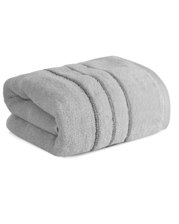 Ręcznik bawełna 70x140 Sibel srebrny Eurofirany Ręcznik bawełna 70x140 Sibel srebrny Eurofirany