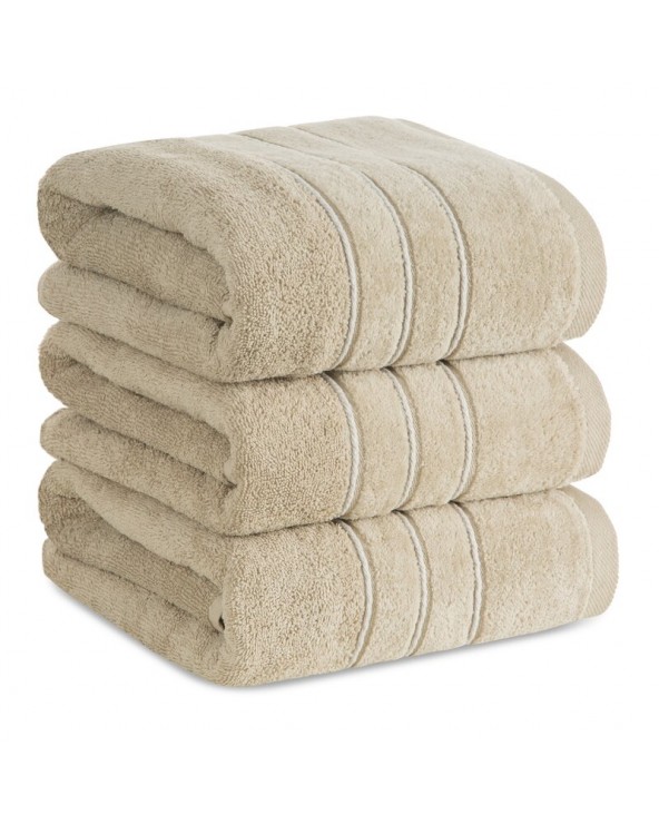 Ręcznik bawełna 70x140 Sibel beżowy Eurofirany Ręcznik bawełna 70x140 Sibel beżowy Eurofirany