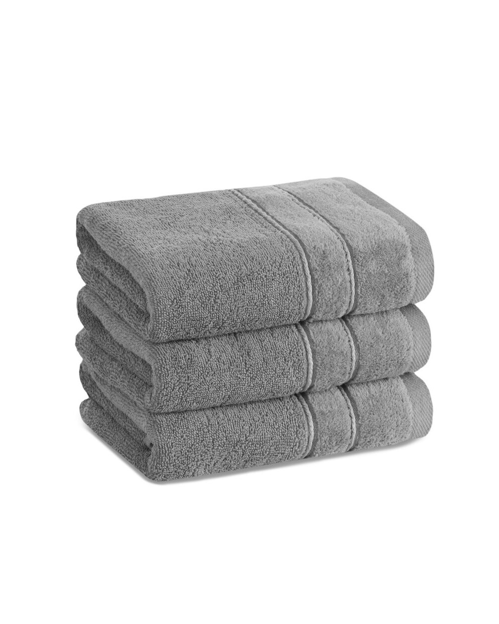 Ręcznik bawełna 50x90 Sibel stalowy Eurofirany Ręcznik bawełna 50x90 Sibel stalowy Eurofirany