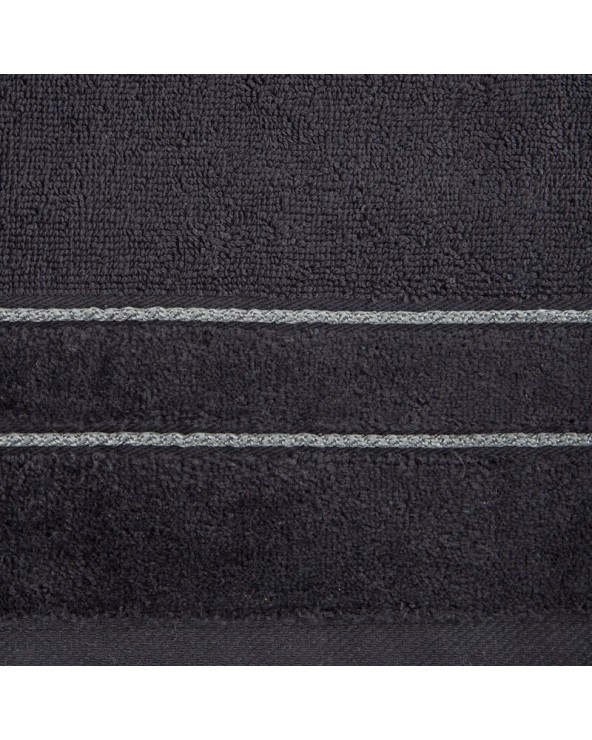 Ręcznik bawełna 50x90 Sibel czarny Eurofirany Ręcznik bawełna 50x90 Sibel czarny Eurofirany