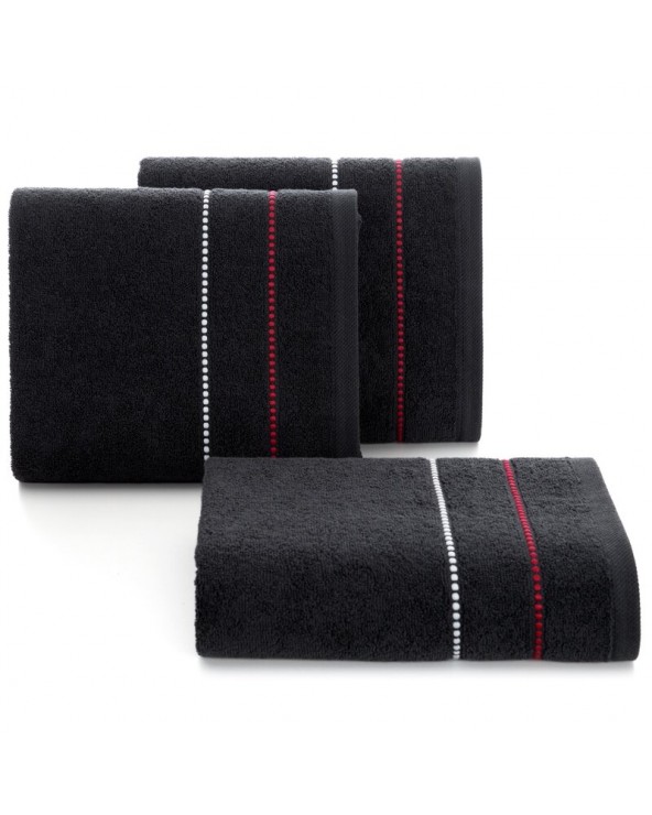 Ręcznik bawełna 70x140 Suzi czarny Eurofirany