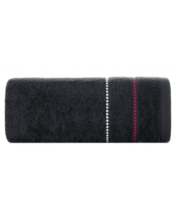 Ręcznik bawełna 70x140 Suzi czarny Eurofirany