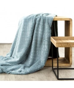 Koc futrzany narzuta Havana 170x210 miętowy