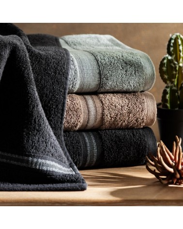 Ręcznik bawełna 70x140 Tris stalowy Eurofirany