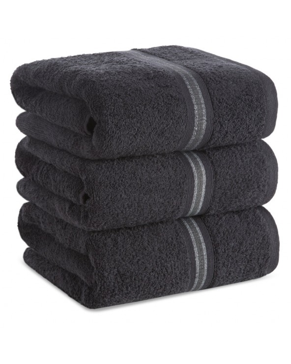 Ręcznik bawełna 70x140 Tris czarny Eurofirany