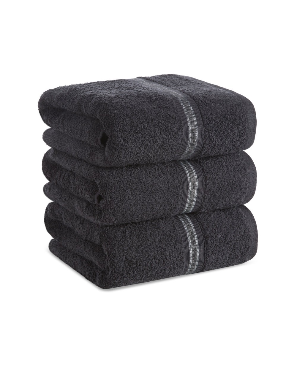 Ręcznik bawełna 70x140 Tris czarny Eurofirany