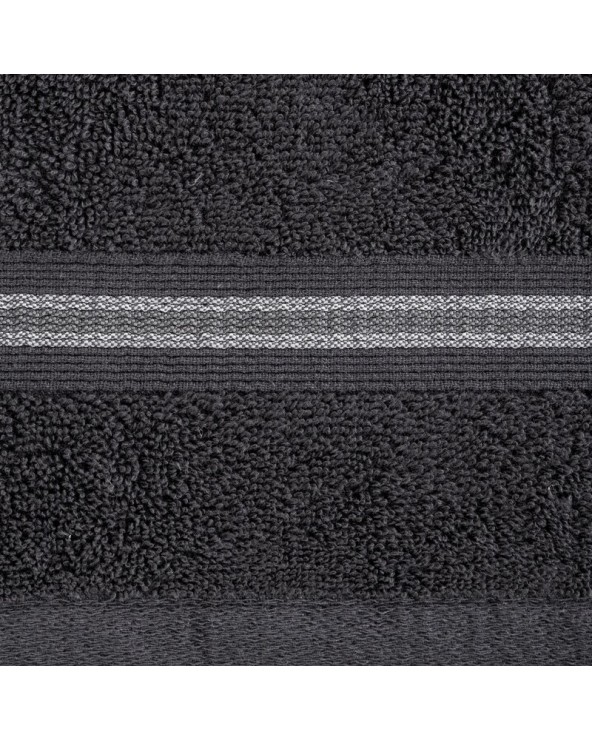 Ręcznik bawełna 70x140 Tris czarny Eurofirany