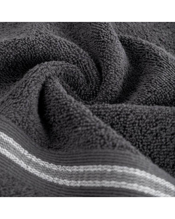 Ręcznik bawełna 70x140 Tris czarny Eurofirany