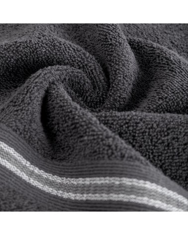 Ręcznik bawełna 70x140 Tris czarny Eurofirany