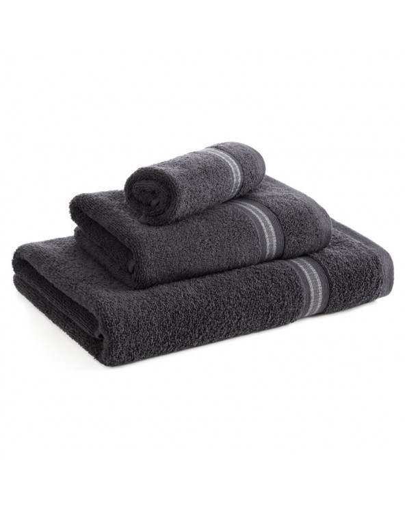 Ręcznik bawełna 70x140 Tris czarny Eurofirany