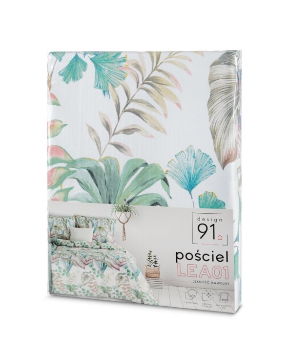 Pościel polycotton 200x220 + 2x70x80 Lea 1 Eurofirany