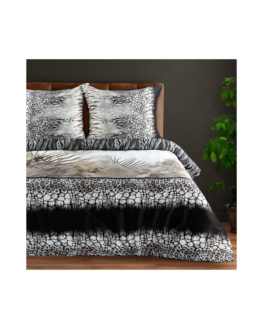 Pościel makosatyna 160x200 + 2x70x80 Eva 17 Eurofirany