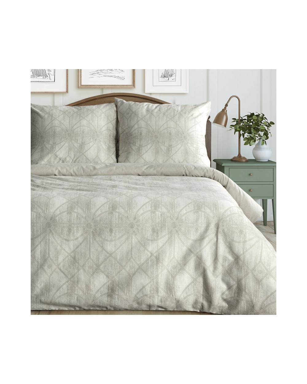 Pościel bawełna 140x200 + 1x70x80 Adell Eurofirany