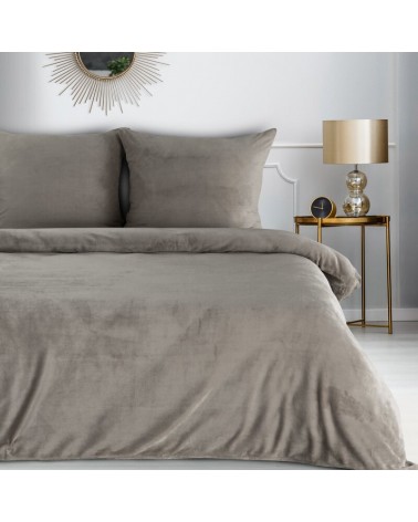 Pościel polarowa 200x220 + 2x70x80 Flano 2 beżowa Eurofirany