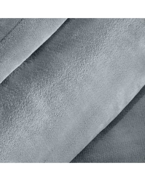 Pościel polarowa 160x200 + 2x70x80 Flano 2 srebrna Eurofirany