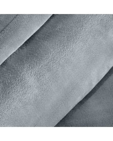 Pościel polarowa 160x200 + 2x70x80 Flano 2 srebrna Eurofirany