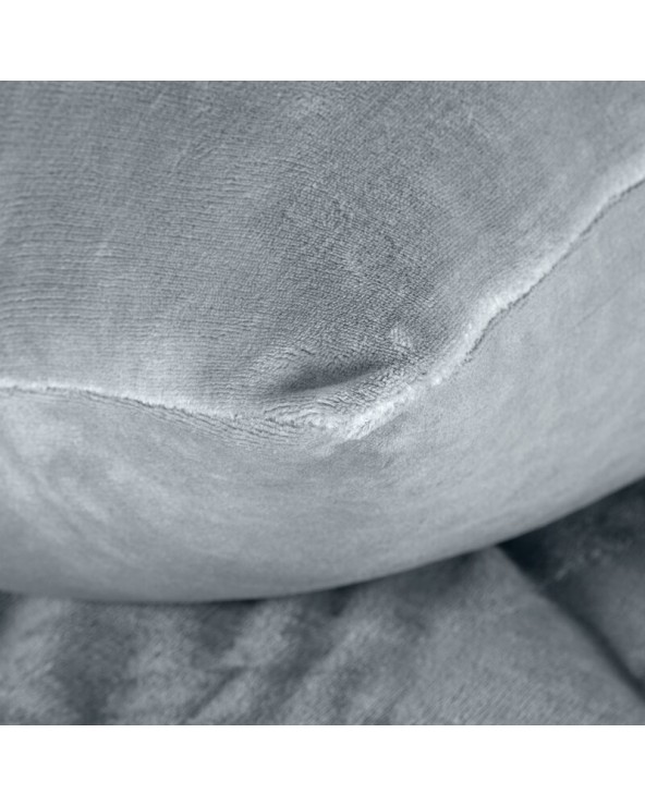 Pościel polarowa 160x200 + 2x70x80 Flano 2 srebrna Eurofirany