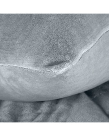 Pościel polarowa 160x200 + 2x70x80 Flano 2 srebrna Eurofirany