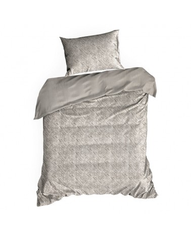 Pościel polarowa 200x220 + 2x70x80 Flano 3 beżowa/biała Eurofirany