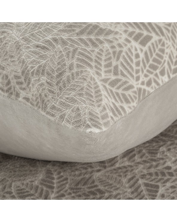 Pościel polarowa 200x220 + 2x70x80 Flano 3 beżowa/biała Eurofirany