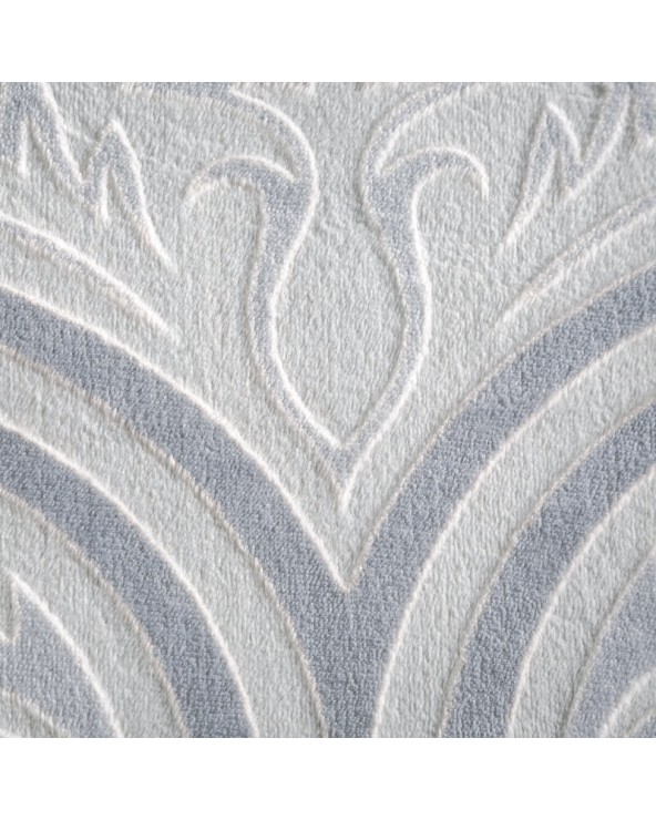 Pościel polarowa 200x220 + 2x70x80 Flano 5 srebrna/stalowa Eurofirany