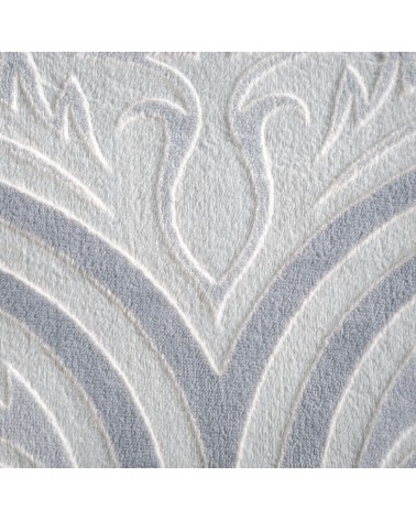 Pościel polarowa 200x220 + 2x70x80 Flano 5 srebrna/stalowa Eurofirany