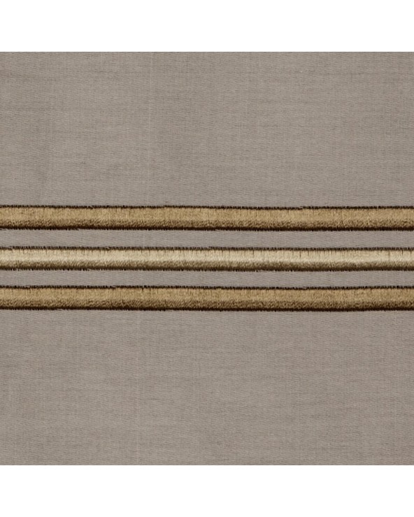 Pościel satyna bawełniana 200x220 + 2x70x80 Haft 4 beżowa/złota Eurofirany