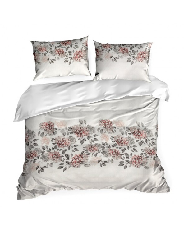 Pościel satyna bawełna 160x200 + 2x70x80 Nika 43 Eurofirany