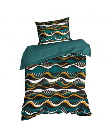 Pościel satyna bawełna 140x200 + 1x70x80 Nika 50 Eurofirany