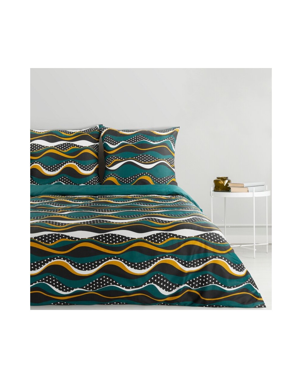 Pościel satyna bawełna 200x220 + 2x70x80 Nika 50 Eurofirany