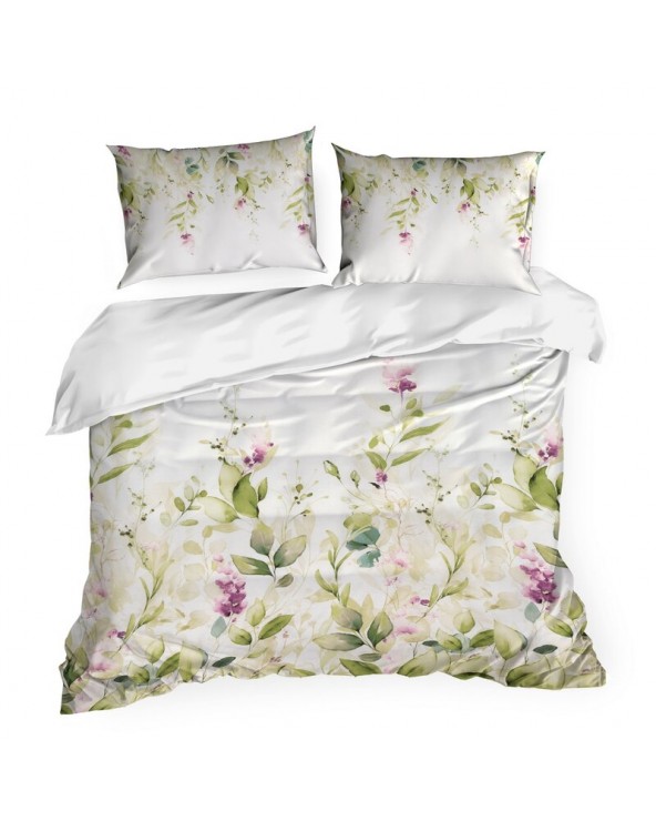 Pościel satyna bawełna 140x200 + 1x70x80 Nika 52 Eurofirany