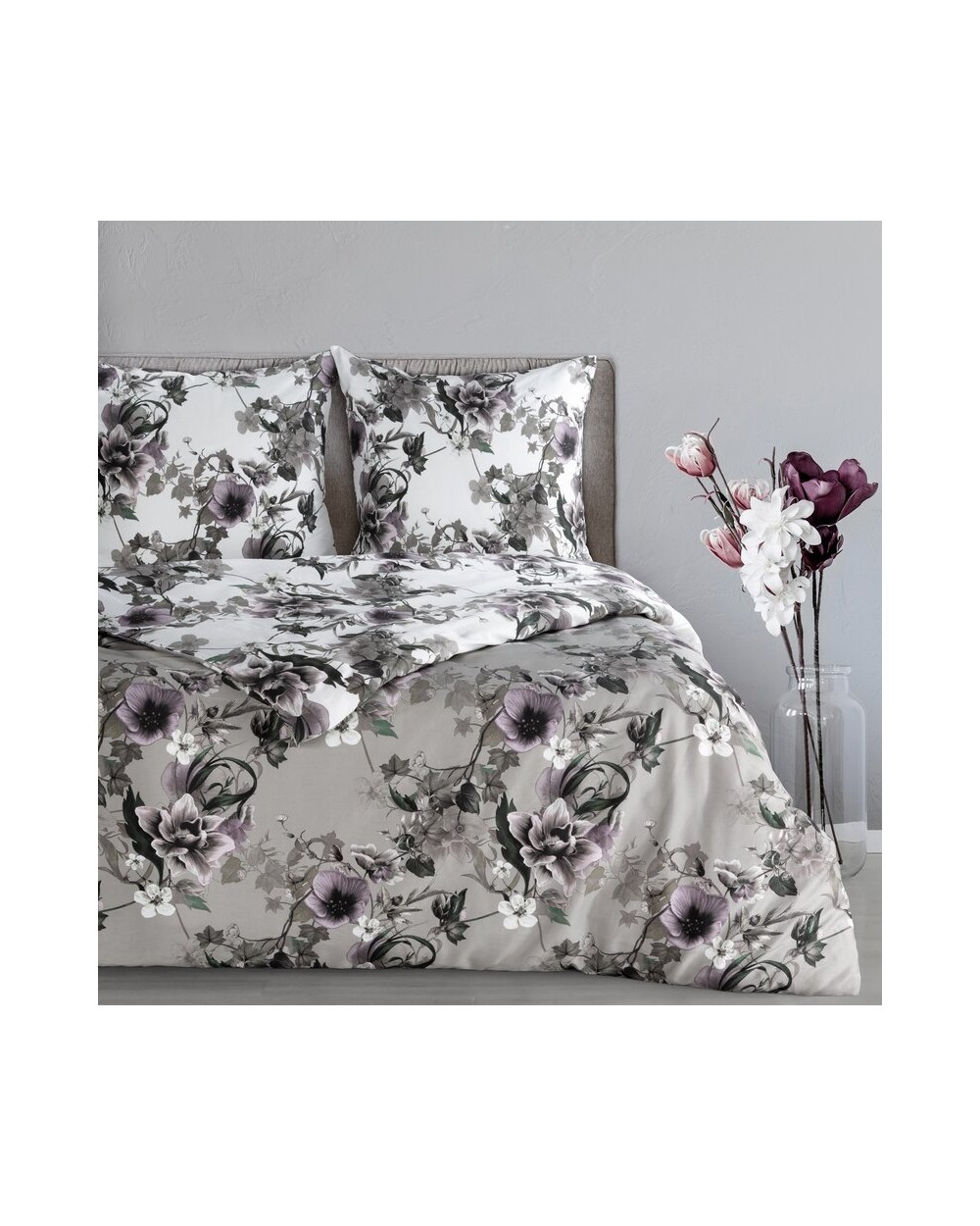 Pościel satyna bawełna 160x200 + 2x70x80 Nika 54 Eurofirany