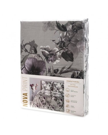 Pościel satyna bawełna 160x200 + 2x70x80 Nika 54 Eurofirany