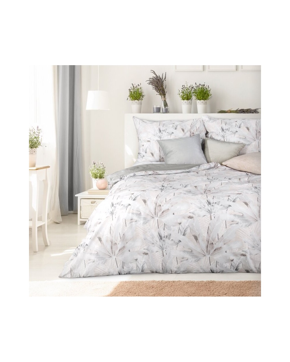 Pościel satyna bawełniana 140x200 + 1x70x80 Spring 20 Eurofirany