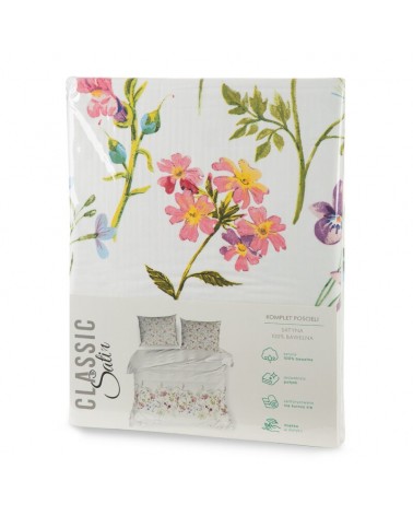 Pościel satyna bawełniana 160x200 + 2x70x80 Spring 24 Eurofirany