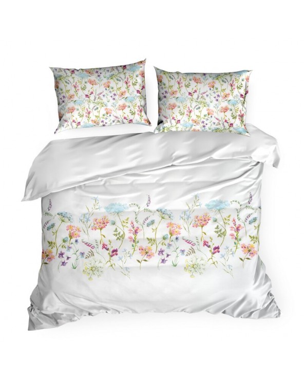 Pościel satyna bawełniana 160x200 + 2x70x80 Spring 24 Eurofirany