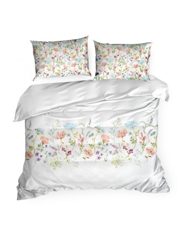 Pościel satyna bawełniana 160x200 + 2x70x80 Spring 24 Eurofirany